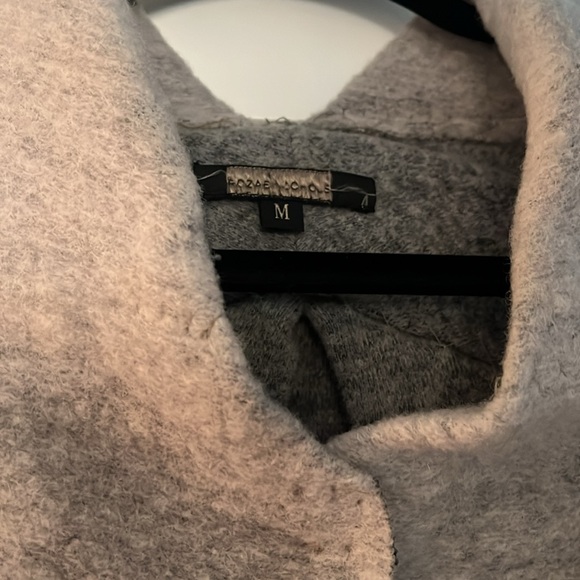 Stunning Rozae Nichols ombré gray wool coat - Picture 3 of 7